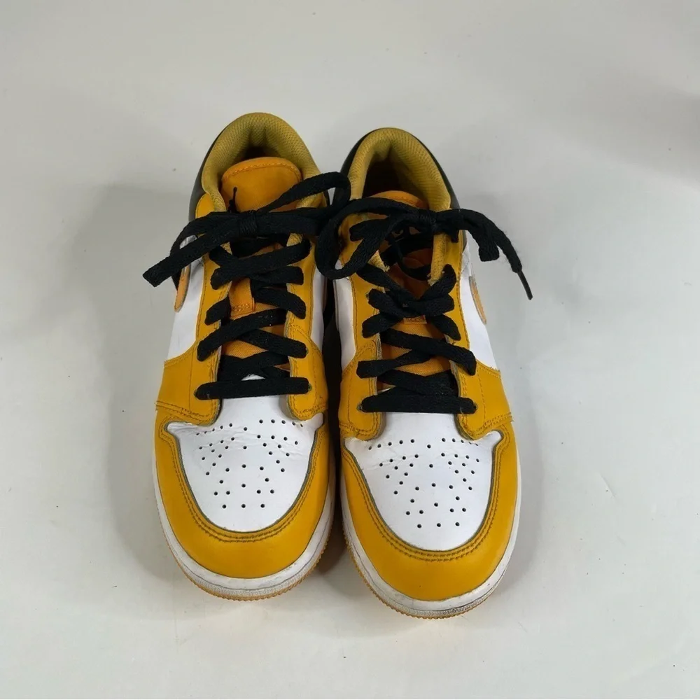 Nike Air Jordan 1 Low Taxi Steelers Yellow Black White‎ 553560-701 Size 6.5Y